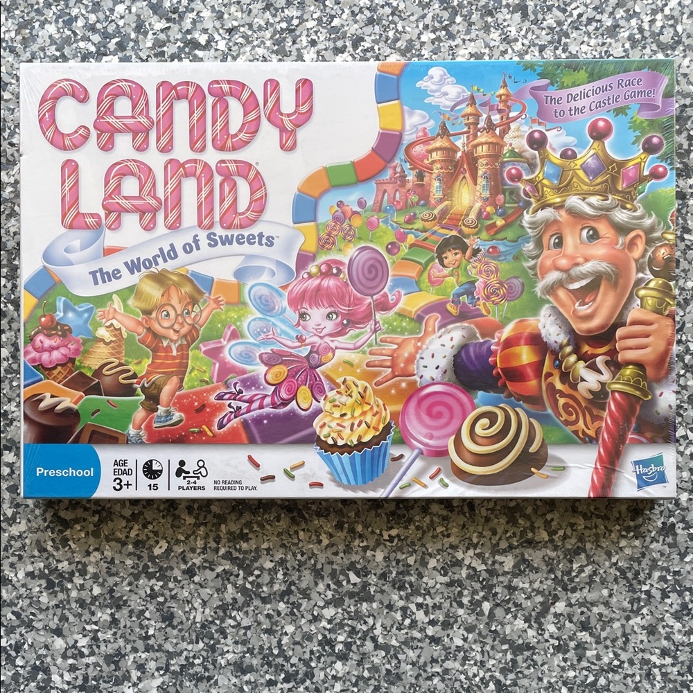 Hasbro Candy Land The World of Sweets Game